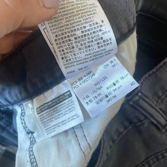 Levi's Men's 514 Graphite Charcoal/Padox Canvas slim fit jean 31 x 32 - Picture 5 of 5